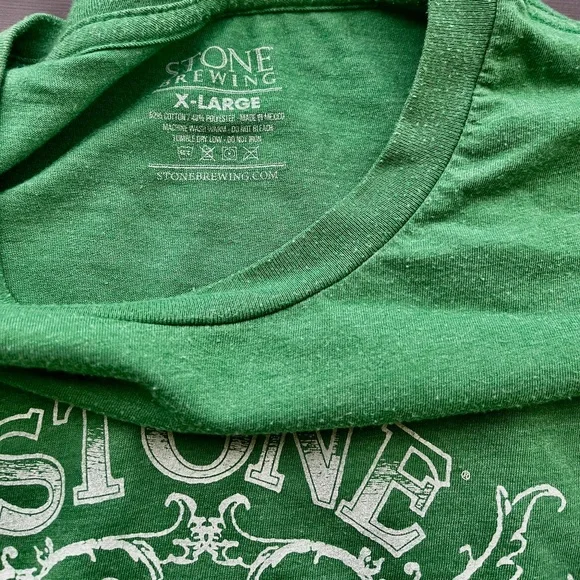 Stone Brewing “1996” Men’s Tee, XL, Kelly Green (New old stock, never worn) - Picture 2 of 2